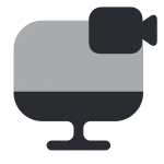 Monitor Recorder SVG Icon